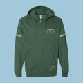 Unisex Midweight Full-Zip Hooded Sweatshirt LJHS YB
