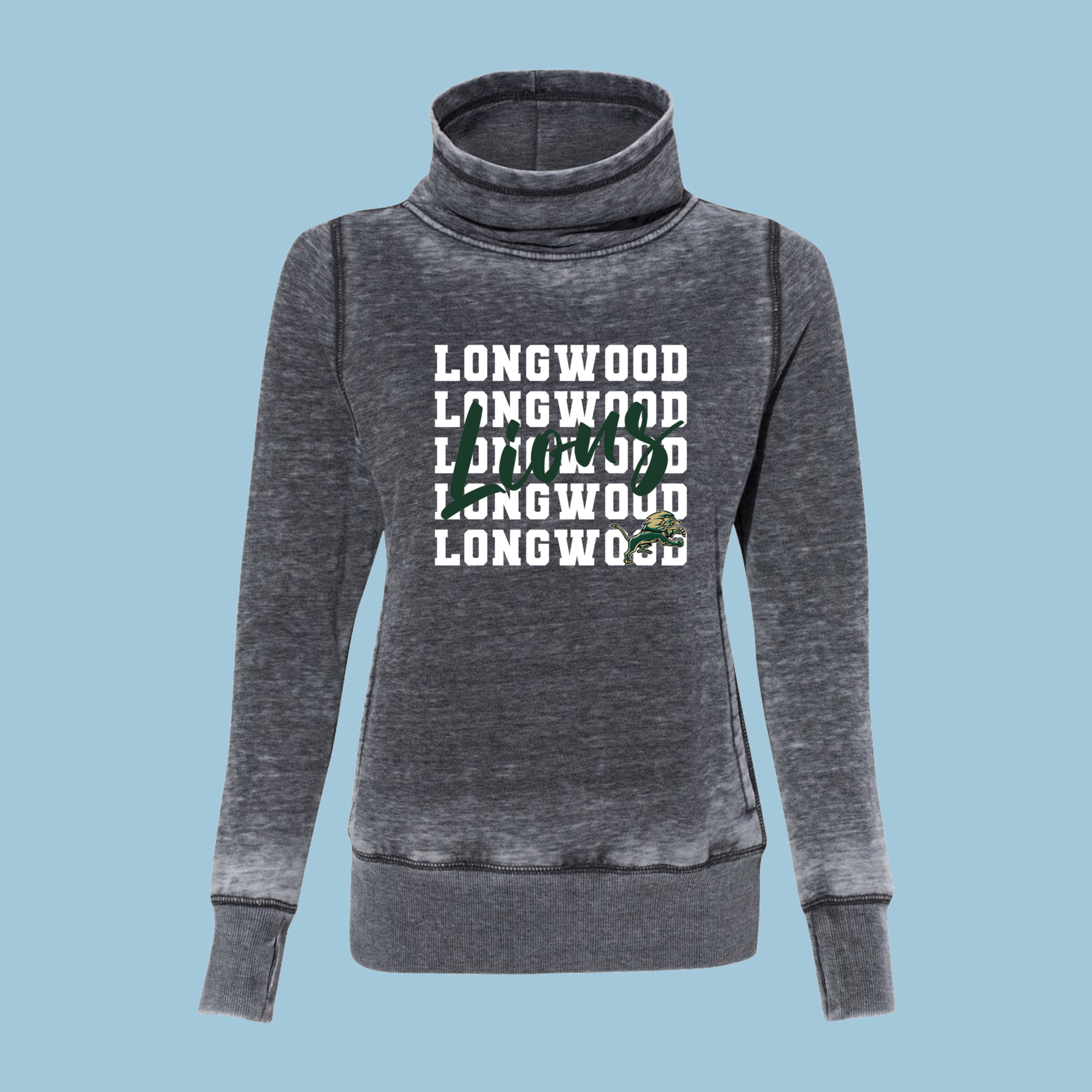 Women’s Zen Fleece Cowl Neck Sweatshirt LJHS YB