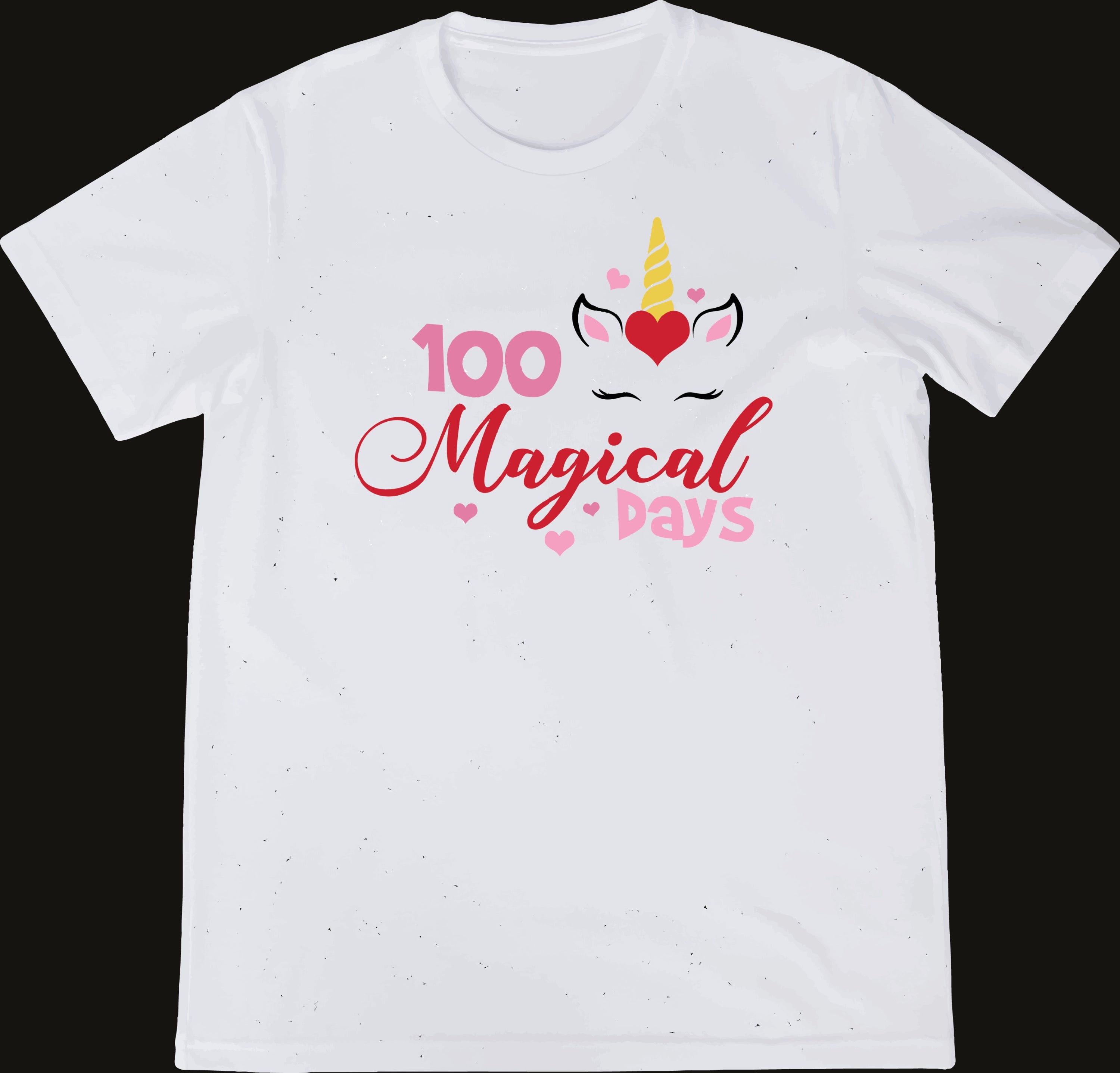 Ready-to-Press 100 Magical Days DTF Transfer