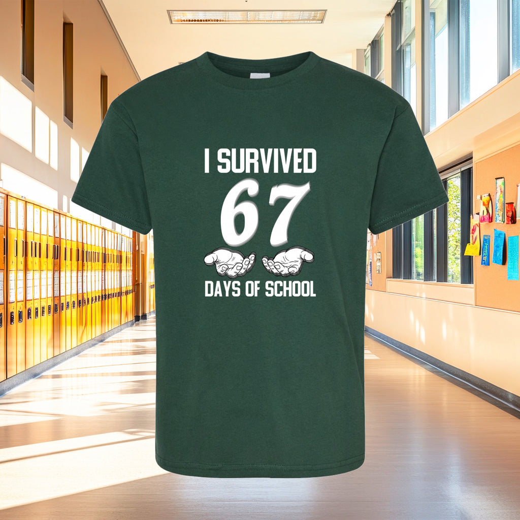 Sixty Seven School Days - Hands T-Shirt - LMS School Store