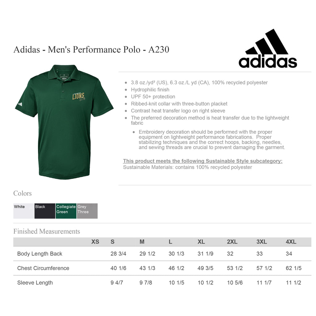 Adidas Men's Performance Polo