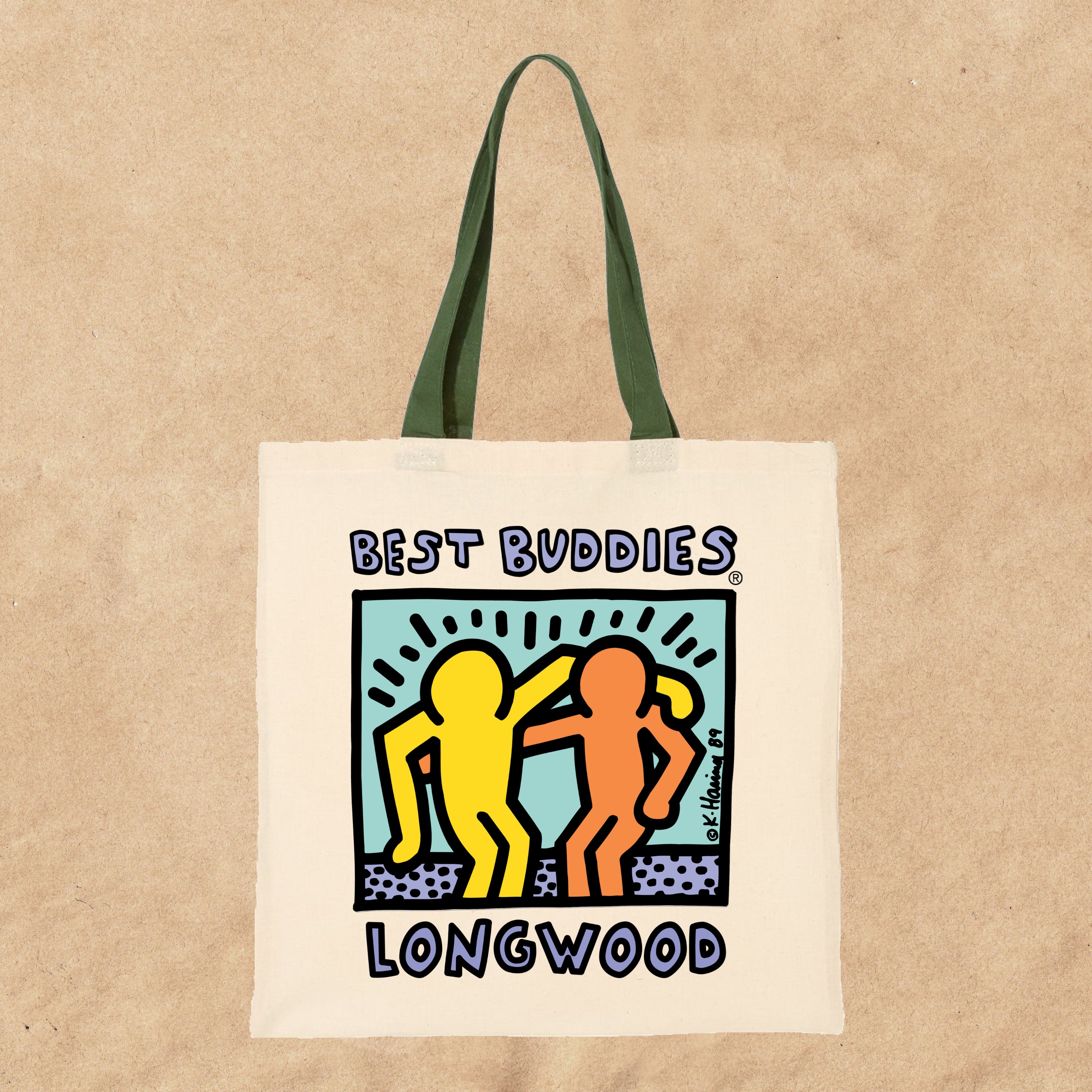 Best Buddies Tote with Contrast-Color Handles