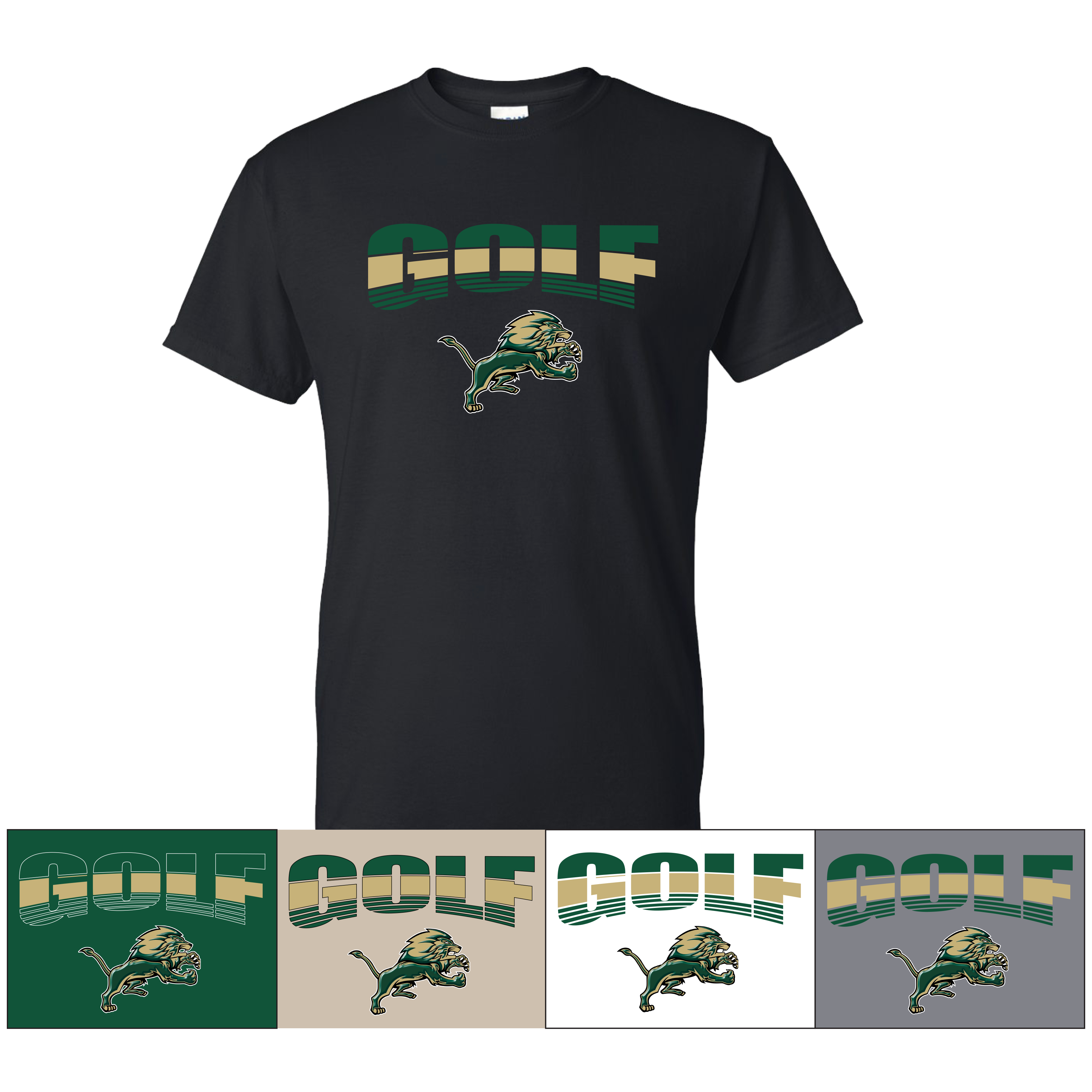 Golf Lion - DryBlend T-Shirt - Adult & Youth