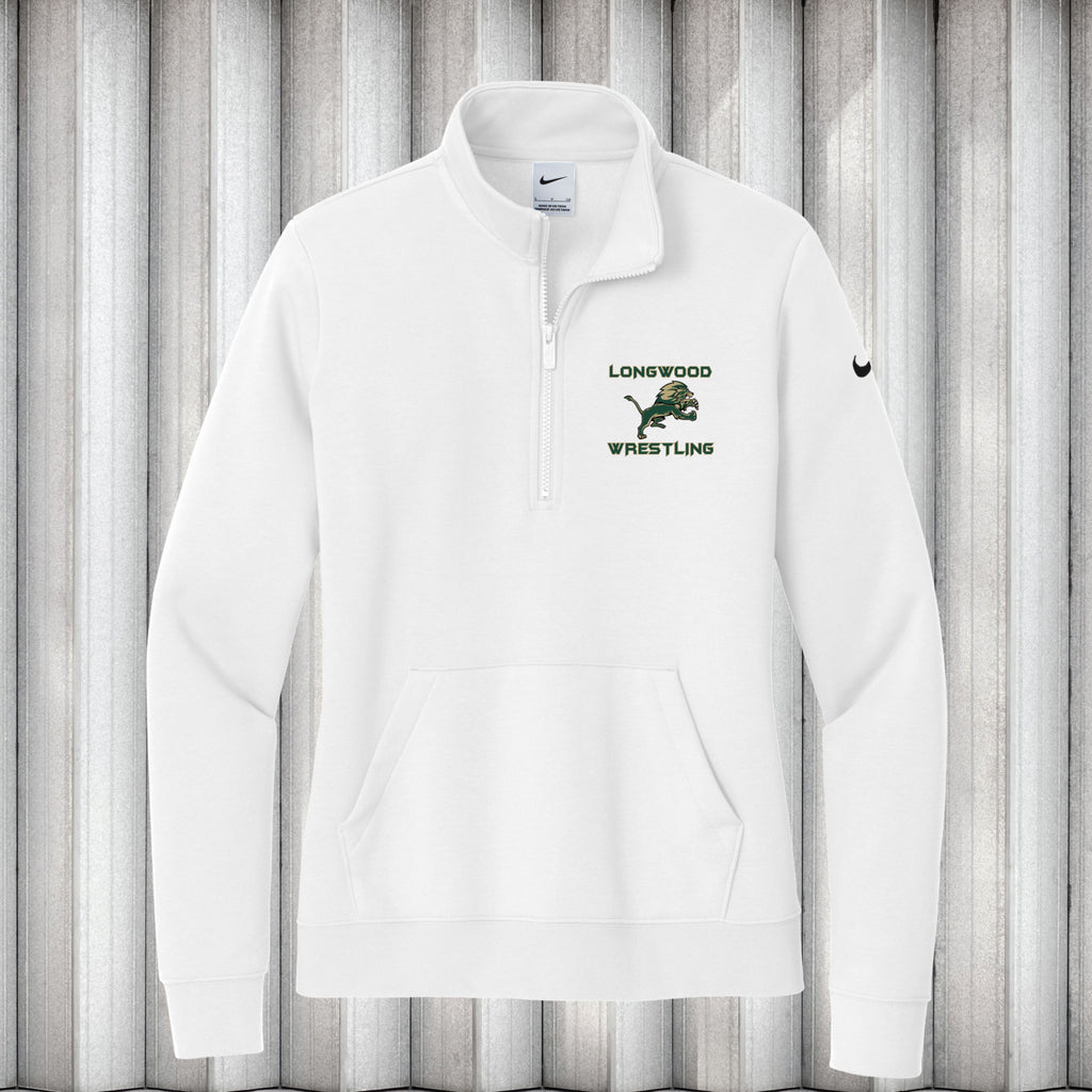 Nike Women's Club Fleece Sleeve Swoosh 1/2-Zip