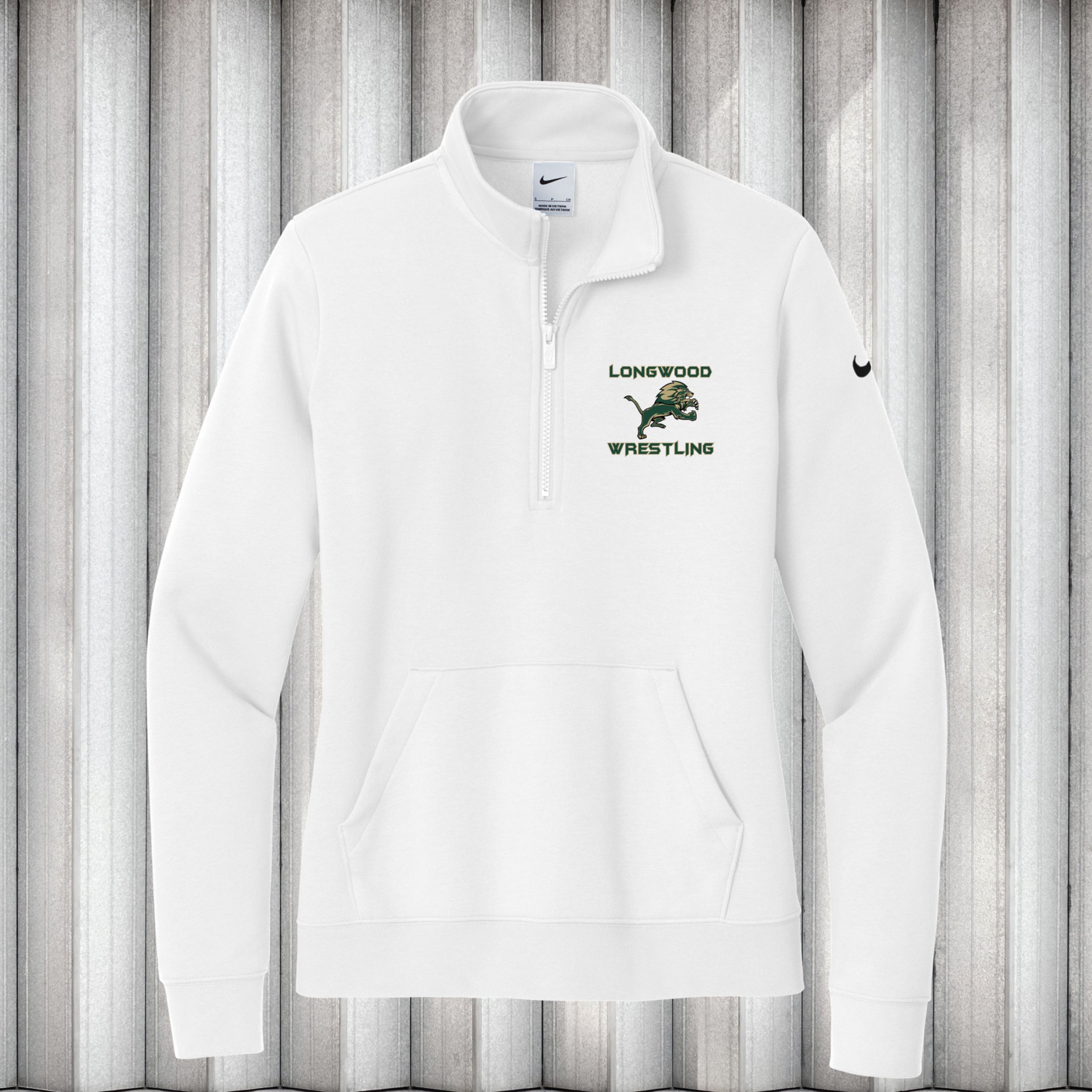 Nike Women's Club Fleece Sleeve Swoosh 1/2-Zip