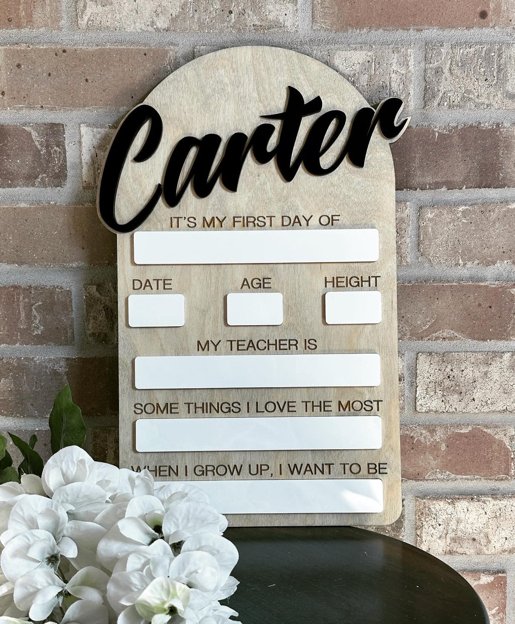 Back to School - Wood and Acrylic Sign