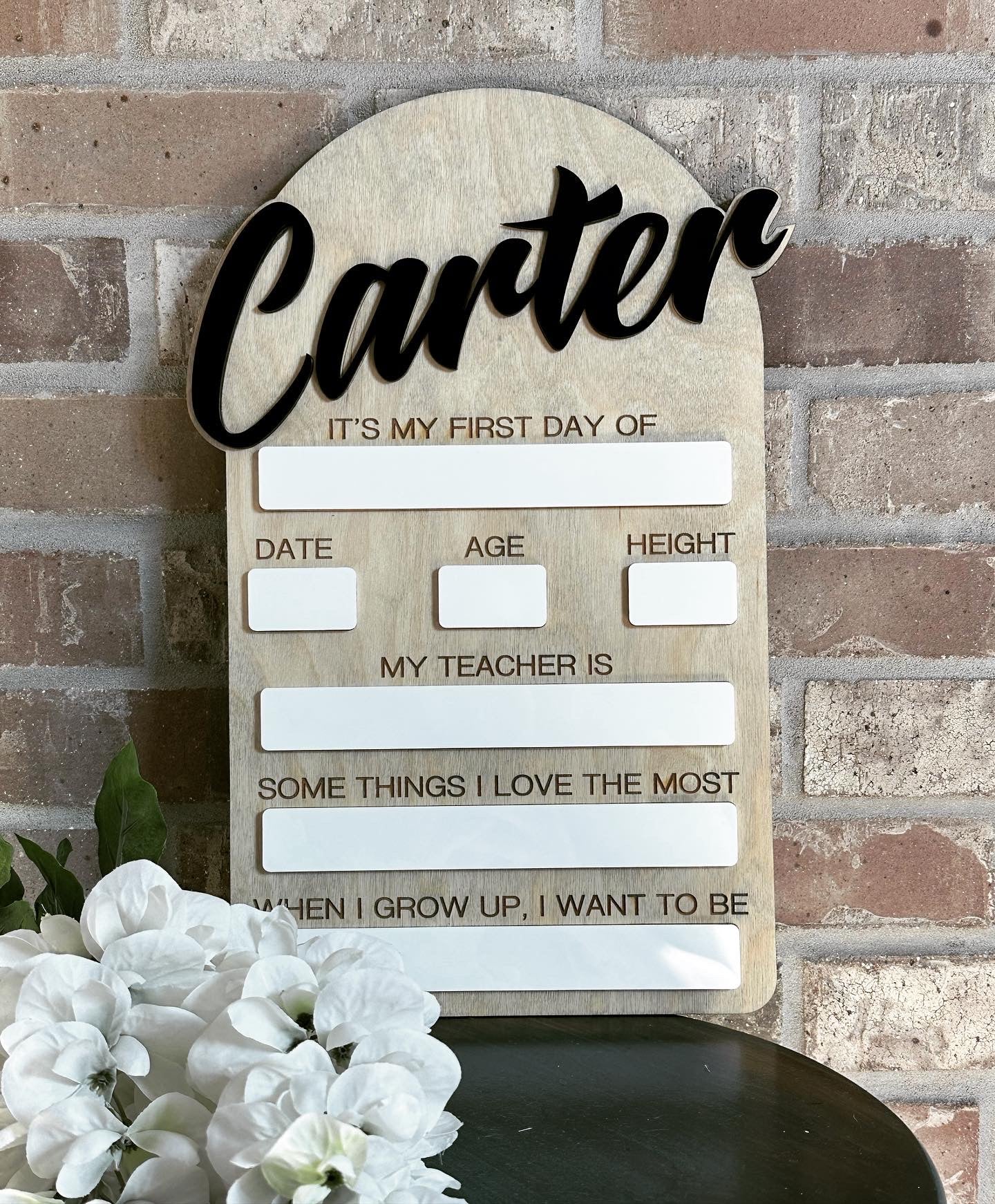 Back to School - Wood and Acrylic Sign