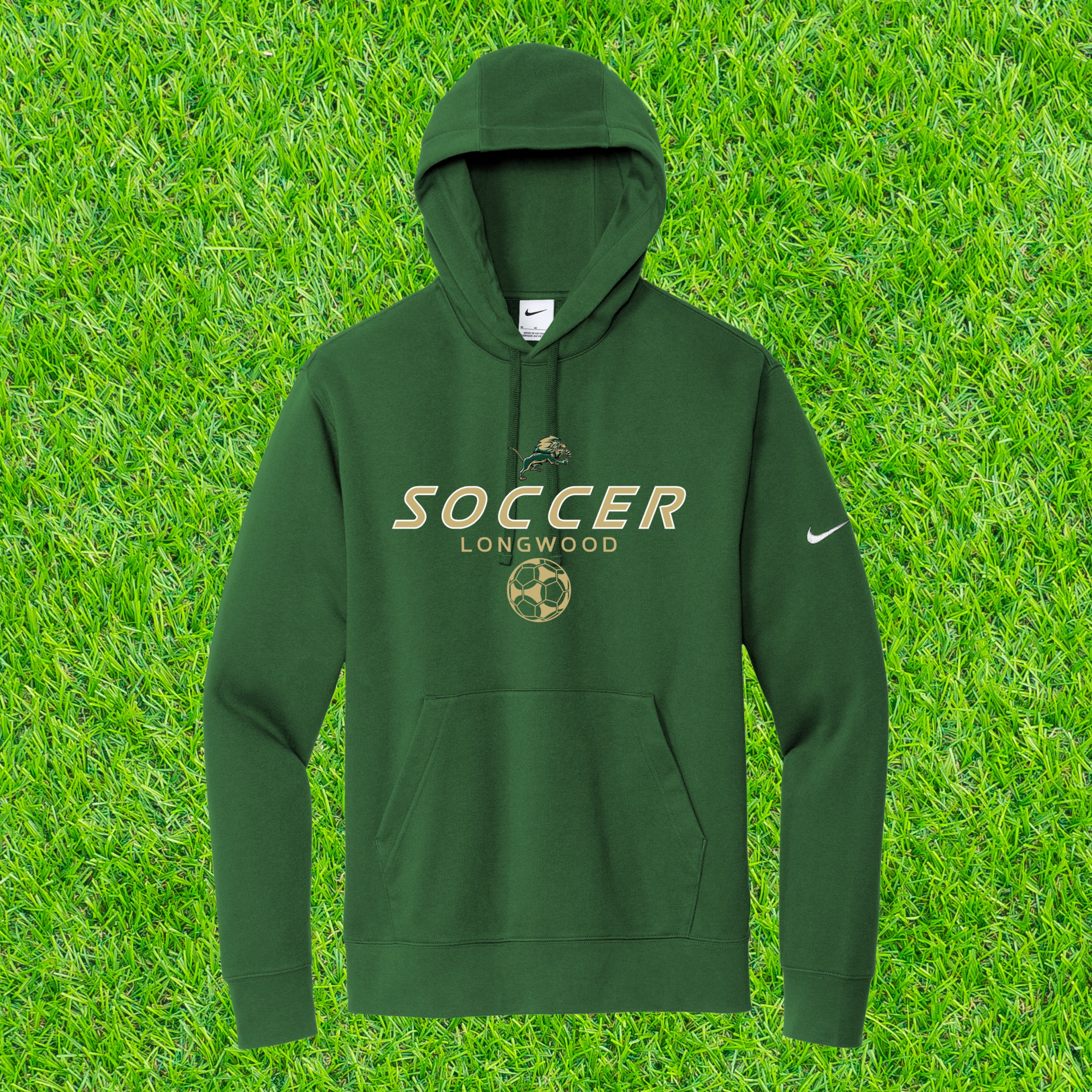 Nike Club Fleece Sleeve Swoosh Pullover Hoodie