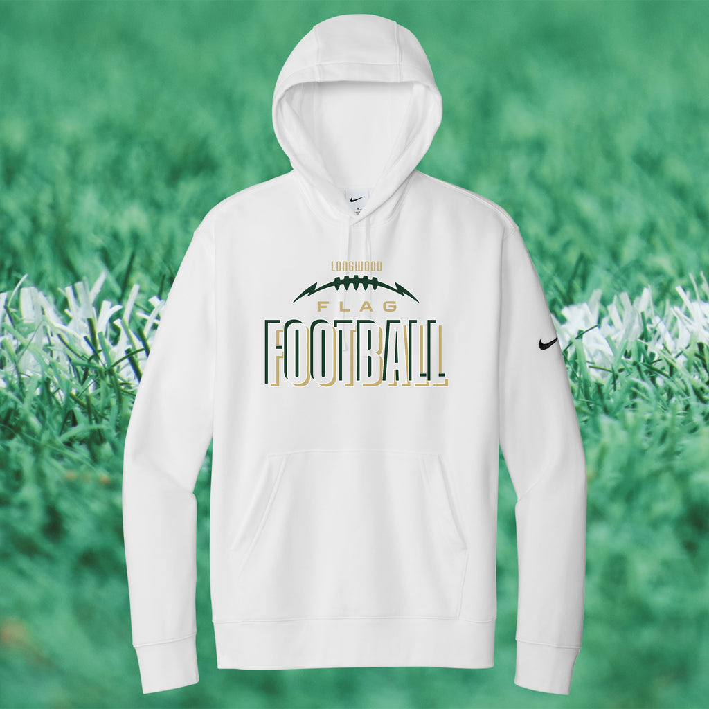 Nike Club Fleece Sleeve Swoosh Pullover Hoodie - FLAG FOOTBALL