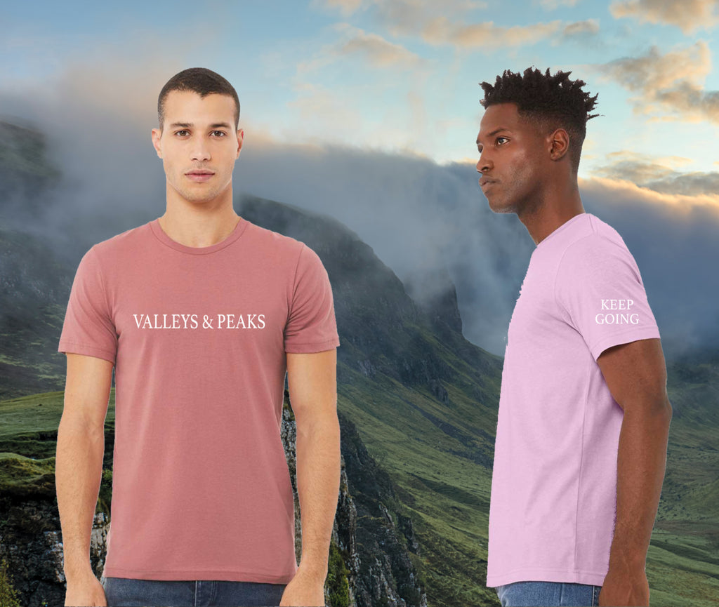Valleys & Peaks - Keep Going T-Shirt