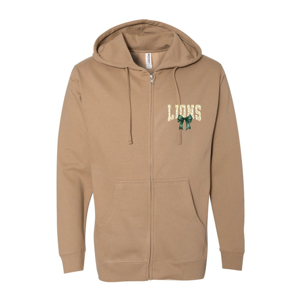 Unisex Midweight Full-Zip Hooded Sweatshirt LJHS YB