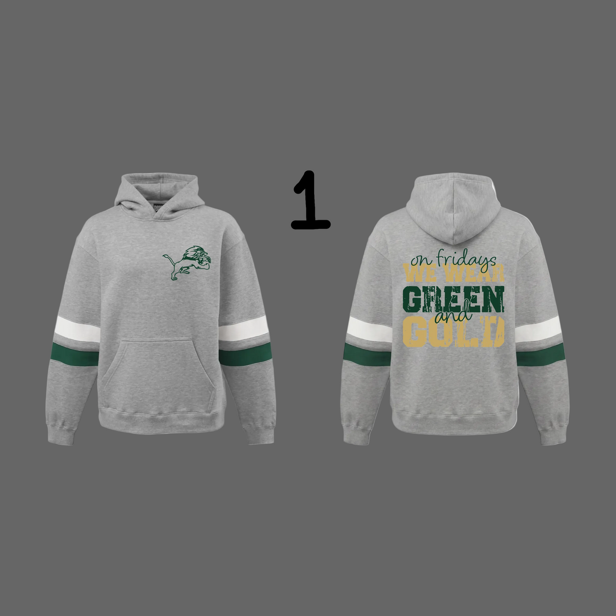 Color Block Varsity Hoodie - JHS Yearbook
