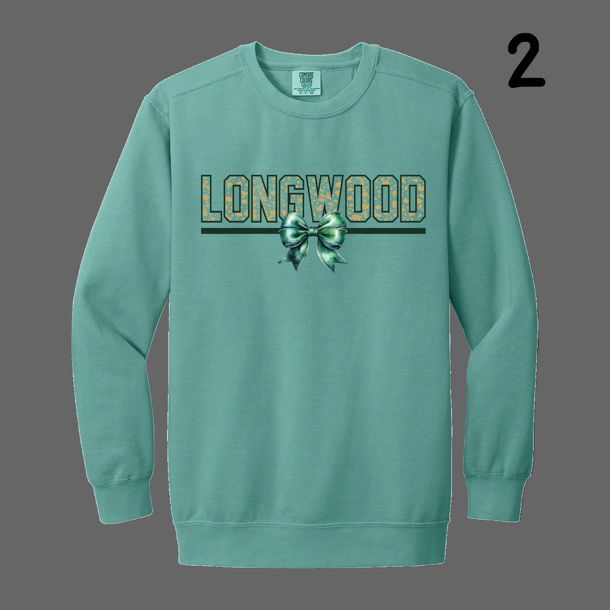 Heavyweight Ring Spun Long Sleeve Tee (SEAFOAM) - JHS Yearbook