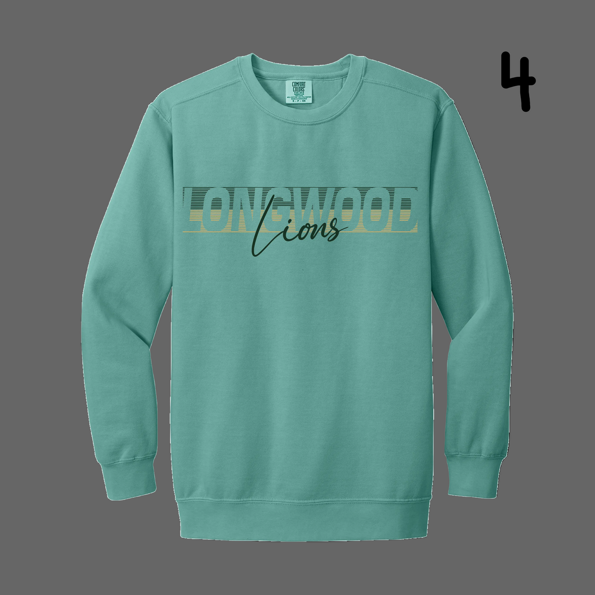 Heavyweight Ring Spun Long Sleeve Tee (SEAFOAM) - JHS Yearbook