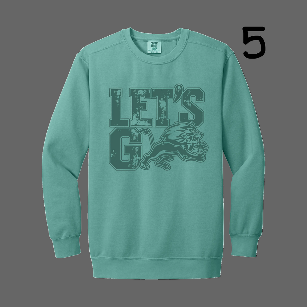 Heavyweight Ring Spun Long Sleeve Tee (SEAFOAM) - JHS Yearbook