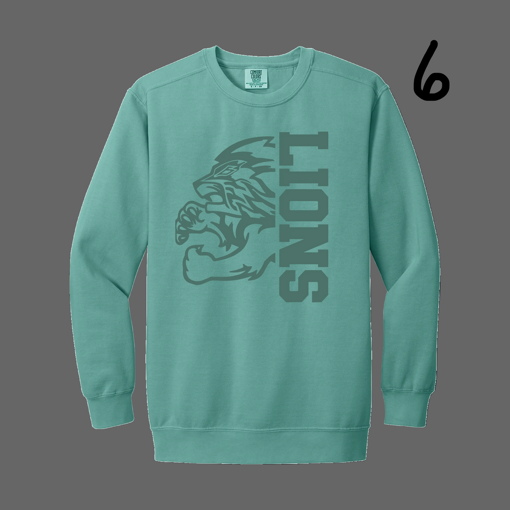 Heavyweight Ring Spun Long Sleeve Tee (SEAFOAM) - JHS Yearbook