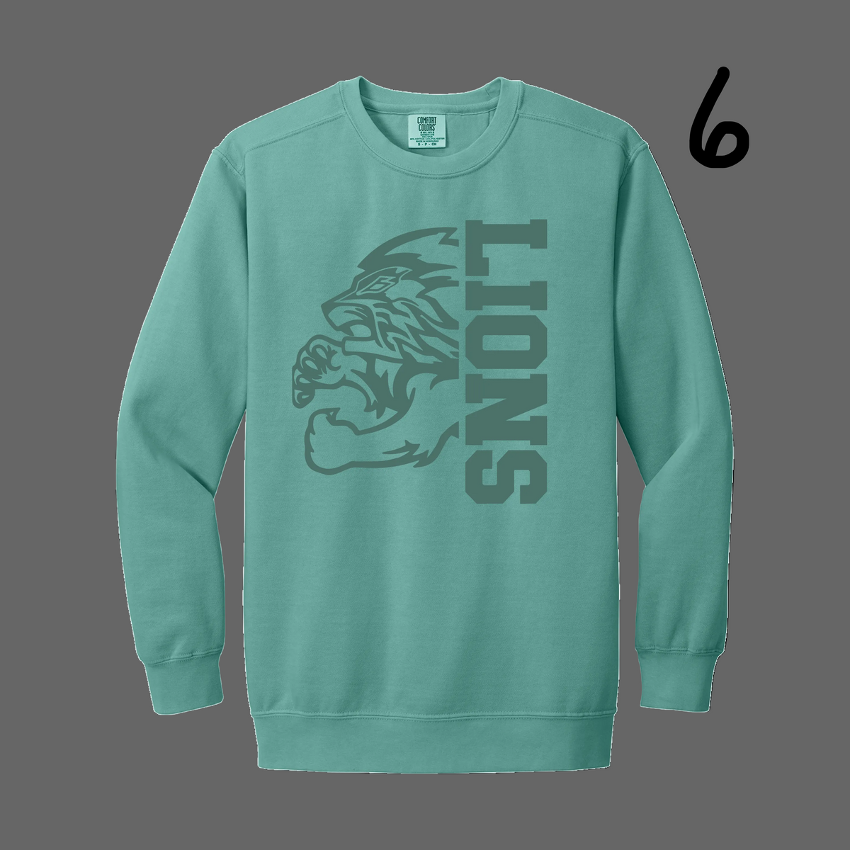Heavyweight Ring Spun Long Sleeve Tee (SEAFOAM) - JHS Yearbook