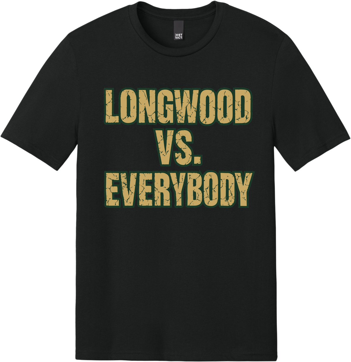 Longwood vs Everybody - Perfect Weight T-Shirt - Black - JHS Yearbook