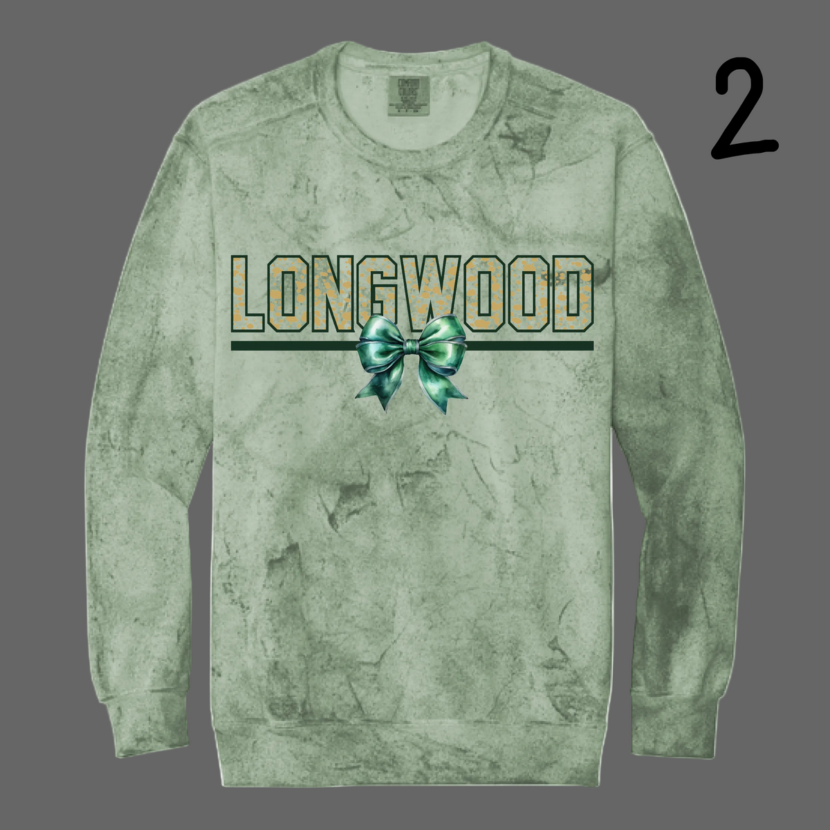Color Blast Crewneck Sweatshirt (FERN) - JHS Yearbook