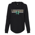 Women’s Lightweight California Wave Wash Hooded Sweatshirt - Black - JHS Yearbook