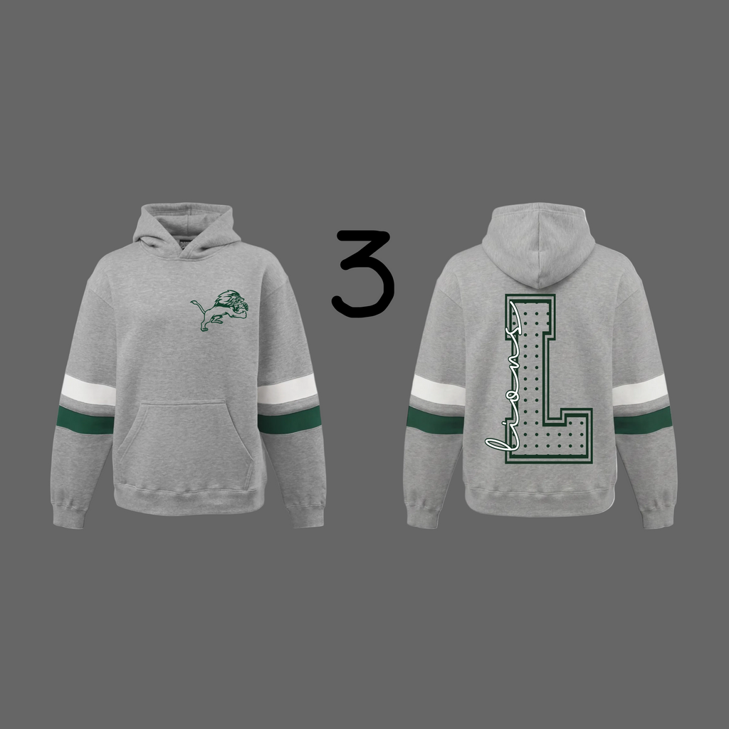 Color Block Varsity Hoodie - JHS Yearbook
