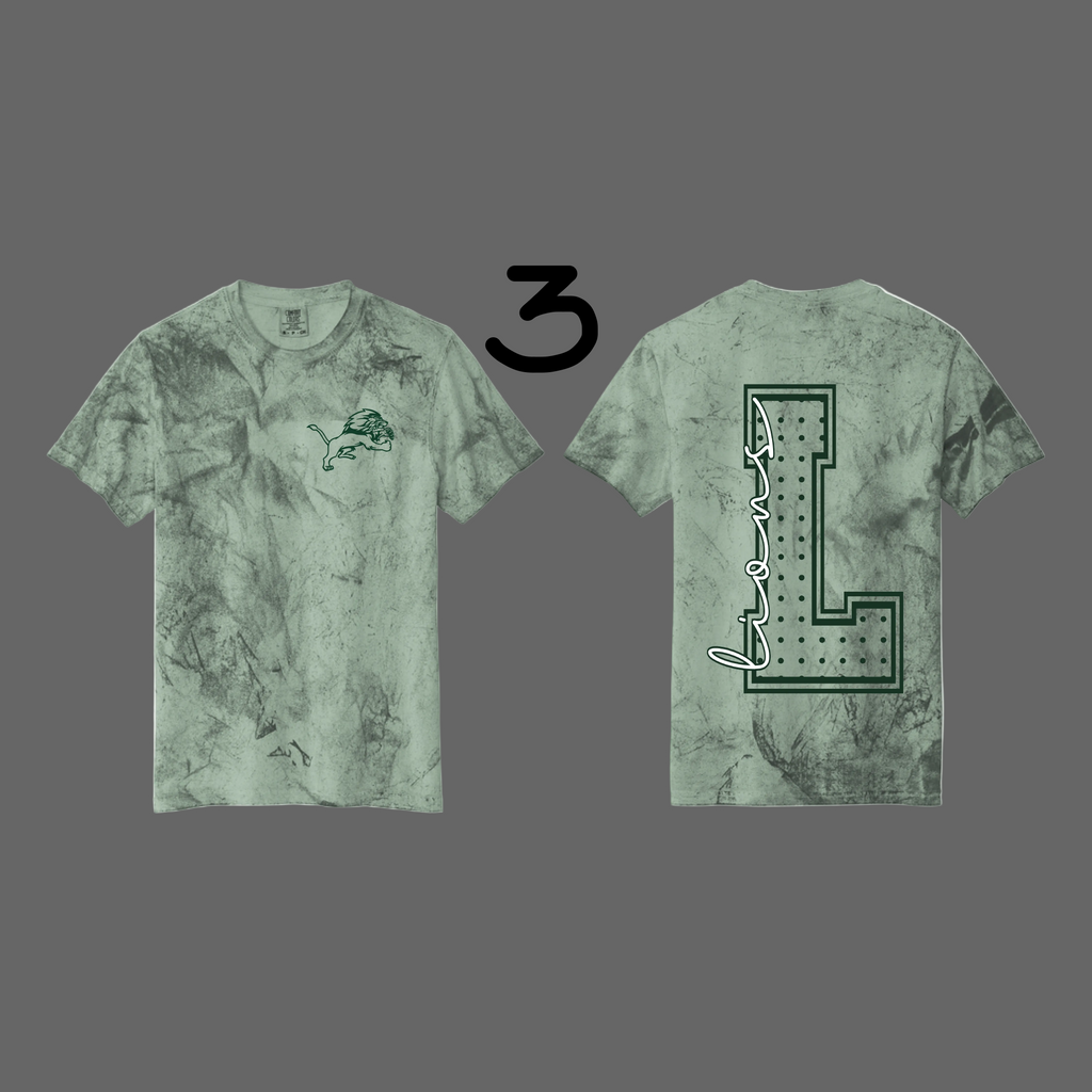 Heavyweight Color Blast Tee (FERN) - JHS Yearbook