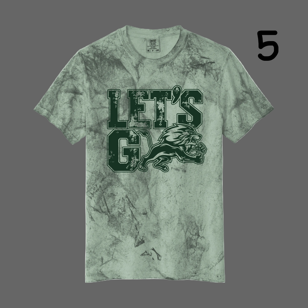 Heavyweight Color Blast Tee (FERN) - JHS Yearbook