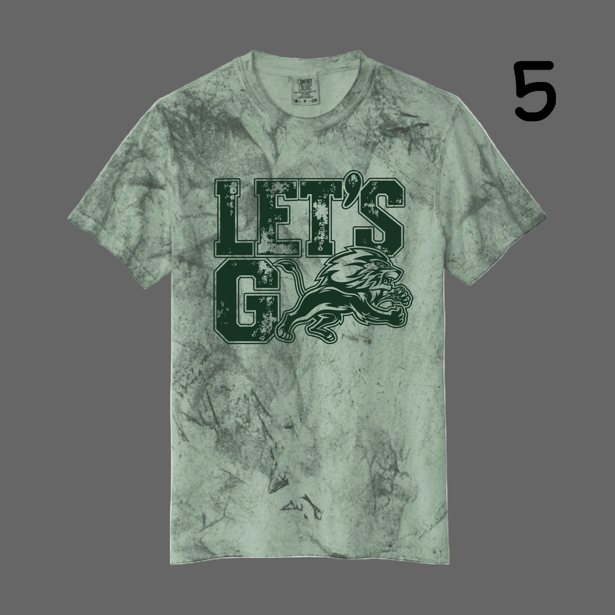 Heavyweight Color Blast Tee (FERN) - JHS Yearbook