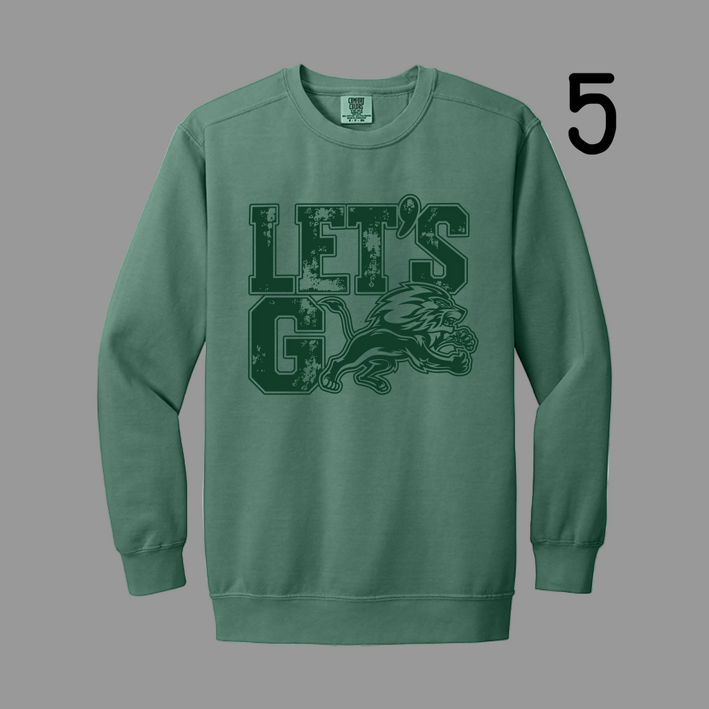 Heavyweight Ring Spun Long Sleeve Tee (LIGHT GREEN) - JHS Yearbook