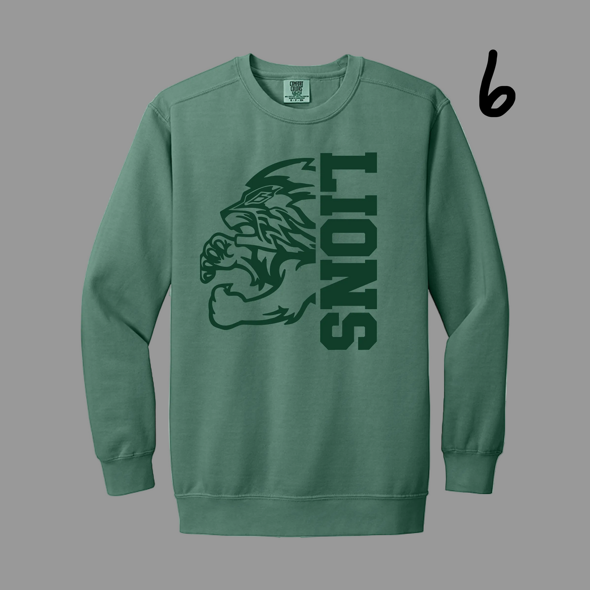 Heavyweight Ring Spun Long Sleeve Tee (LIGHT GREEN) - JHS Yearbook