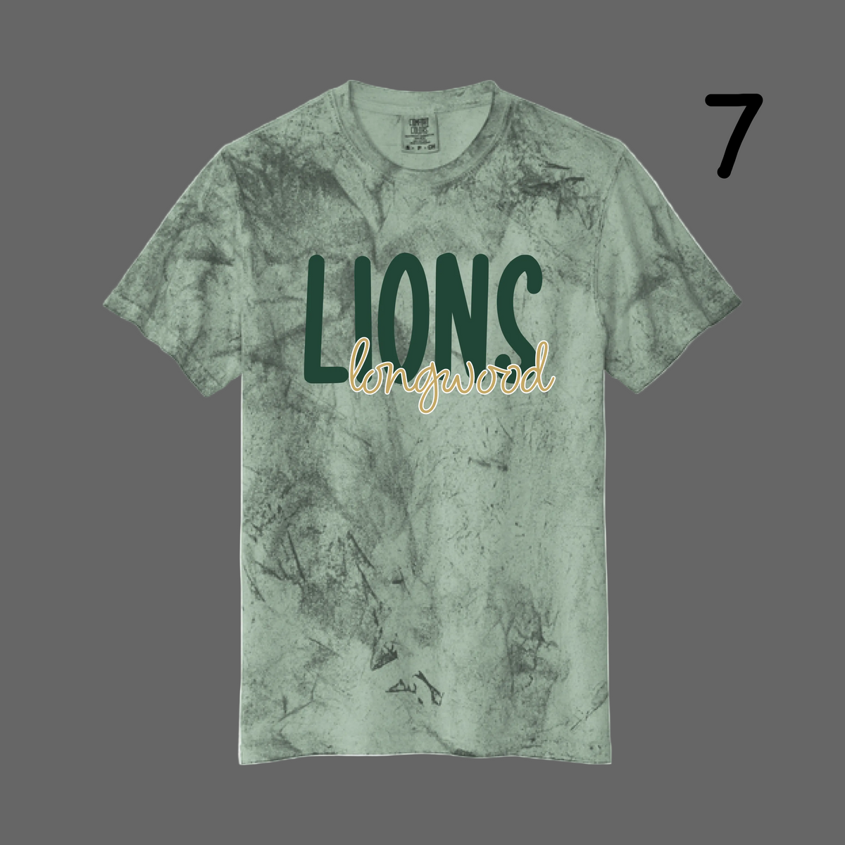 Heavyweight Color Blast Tee (FERN) - JHS Yearbook