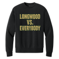 Longwood vs Everybody - MelloFleece Crew - Black - JHS Yearbook