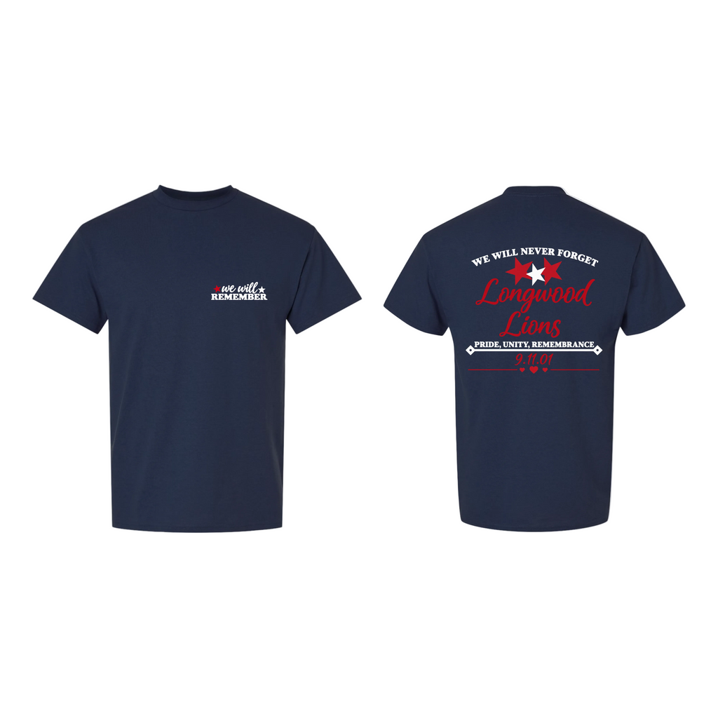 Blue "Pride & Remembrance"  Dryblend T-Shirt
