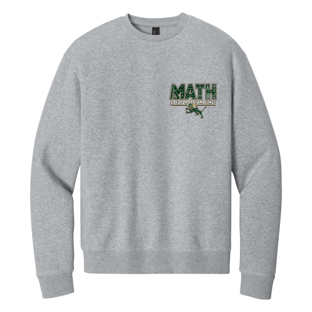 MelloFleece Crew - Heather Gray - LHS Math Department