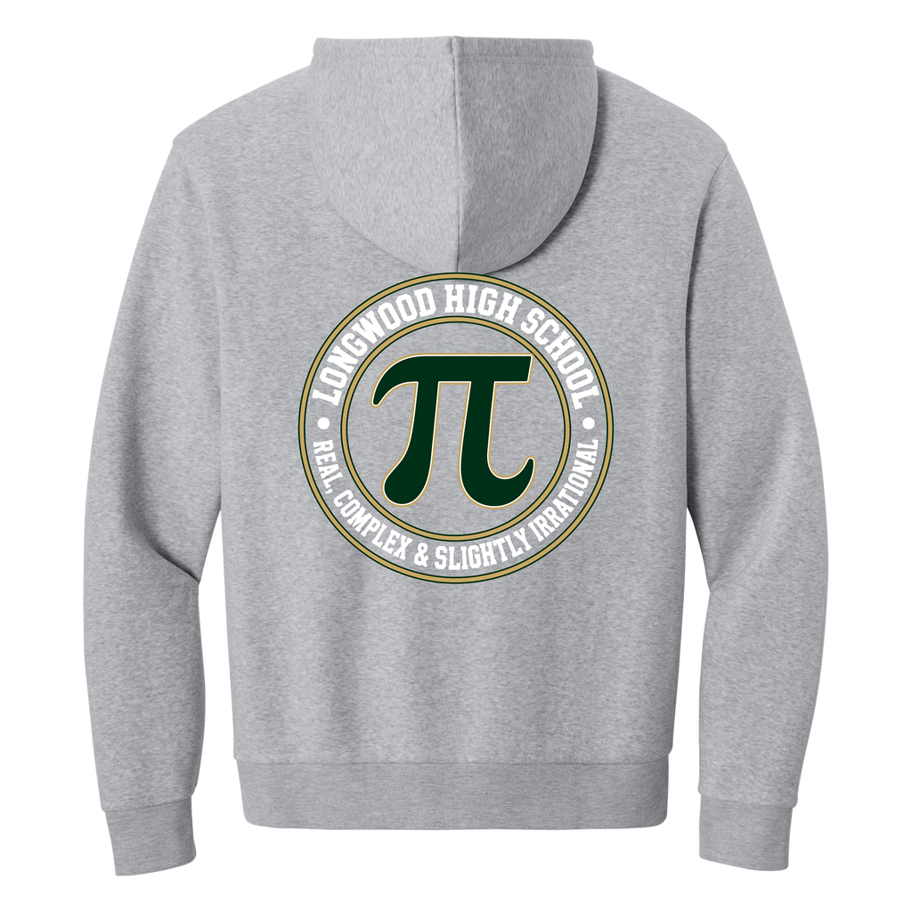 MelloFleece Hoodie - Heather Gray - LHS Math Department