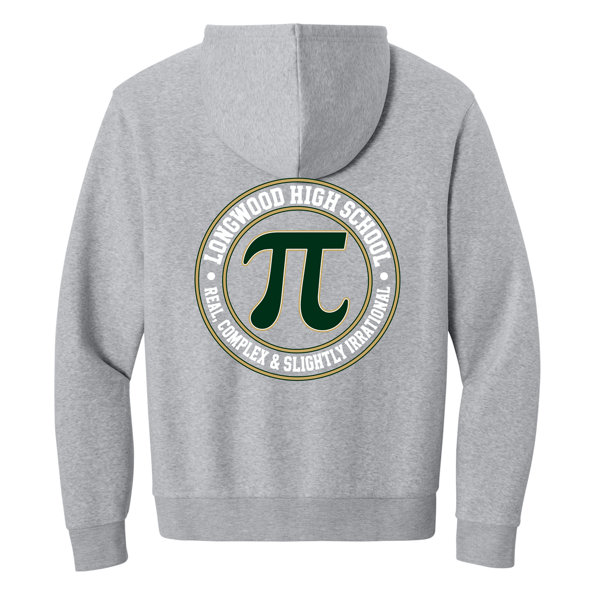 MelloFleece Hoodie - Heather Gray - LHS Math Department