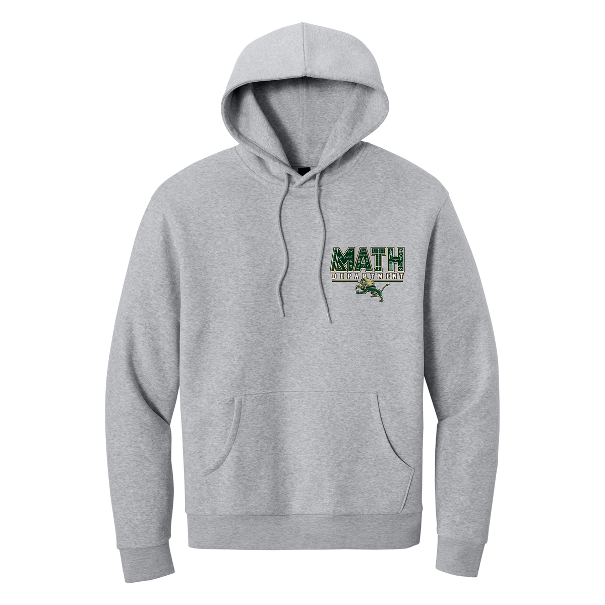 MelloFleece Hoodie - Heather Gray - LHS Math Department
