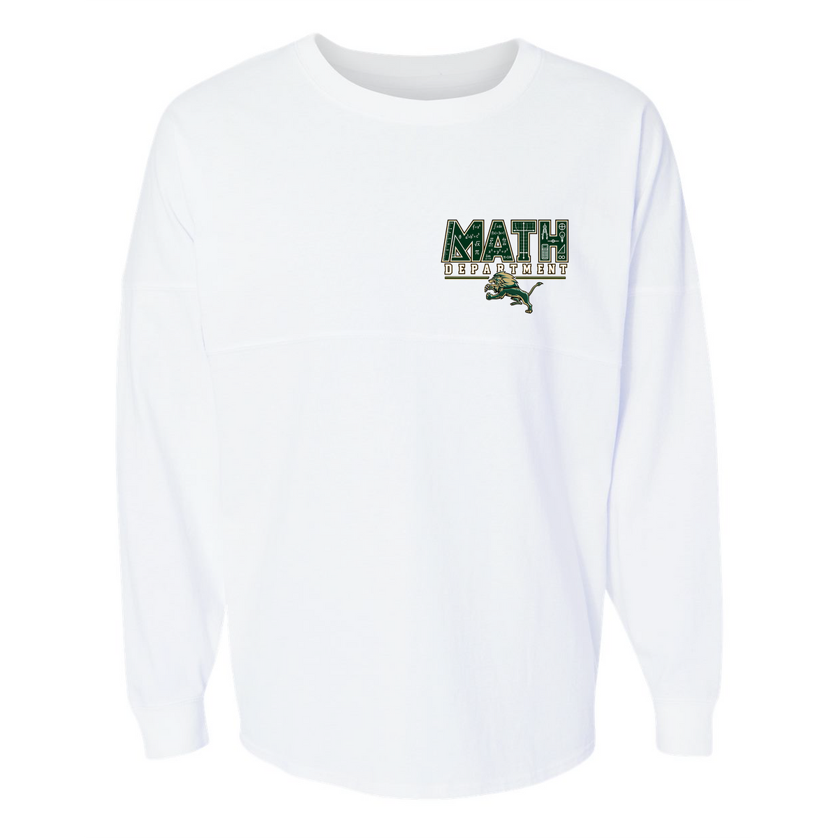 Spirit Jersey - White - Math Dept.