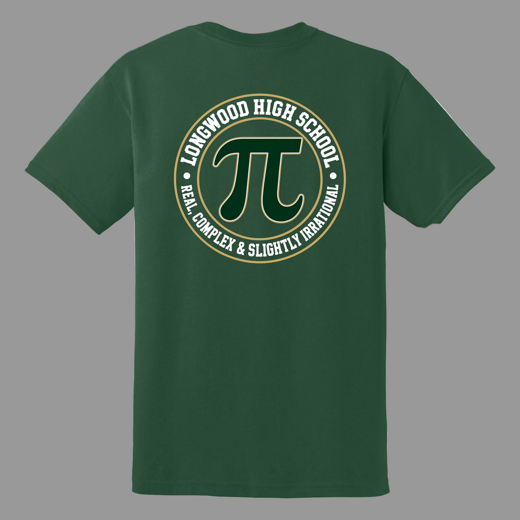 Unisex DryBlend T-Shirt - Dark Green - LHS Math Department