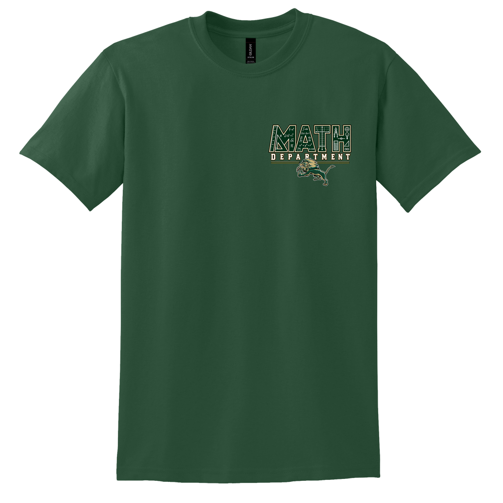 Unisex DryBlend T-Shirt - Dark Green - LHS Math Department