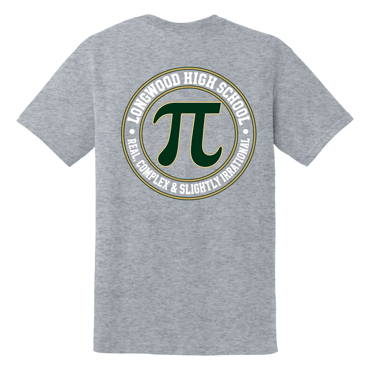 Unisex DryBlend T-Shirt - Heather Gray - LHS Math Department (Copy)