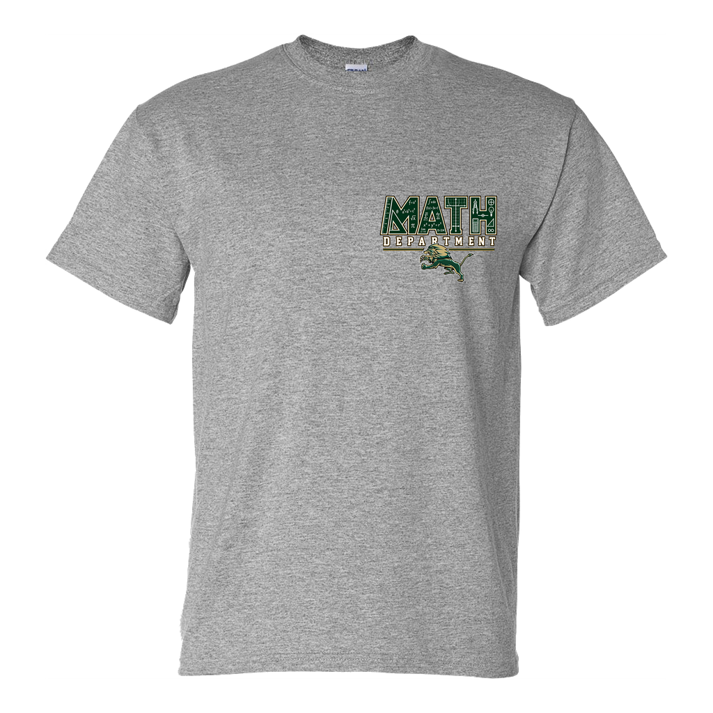 Unisex DryBlend T-Shirt - Heather Gray - LHS Math Department (Copy)