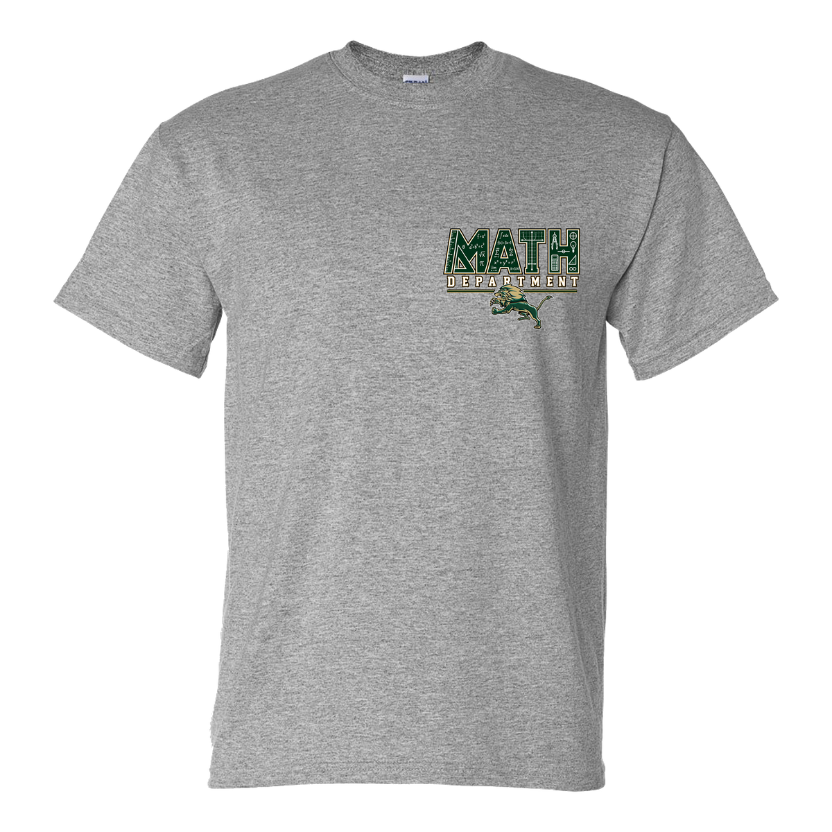 Unisex DryBlend T-Shirt - Heather Gray - LHS Math Department (Copy)