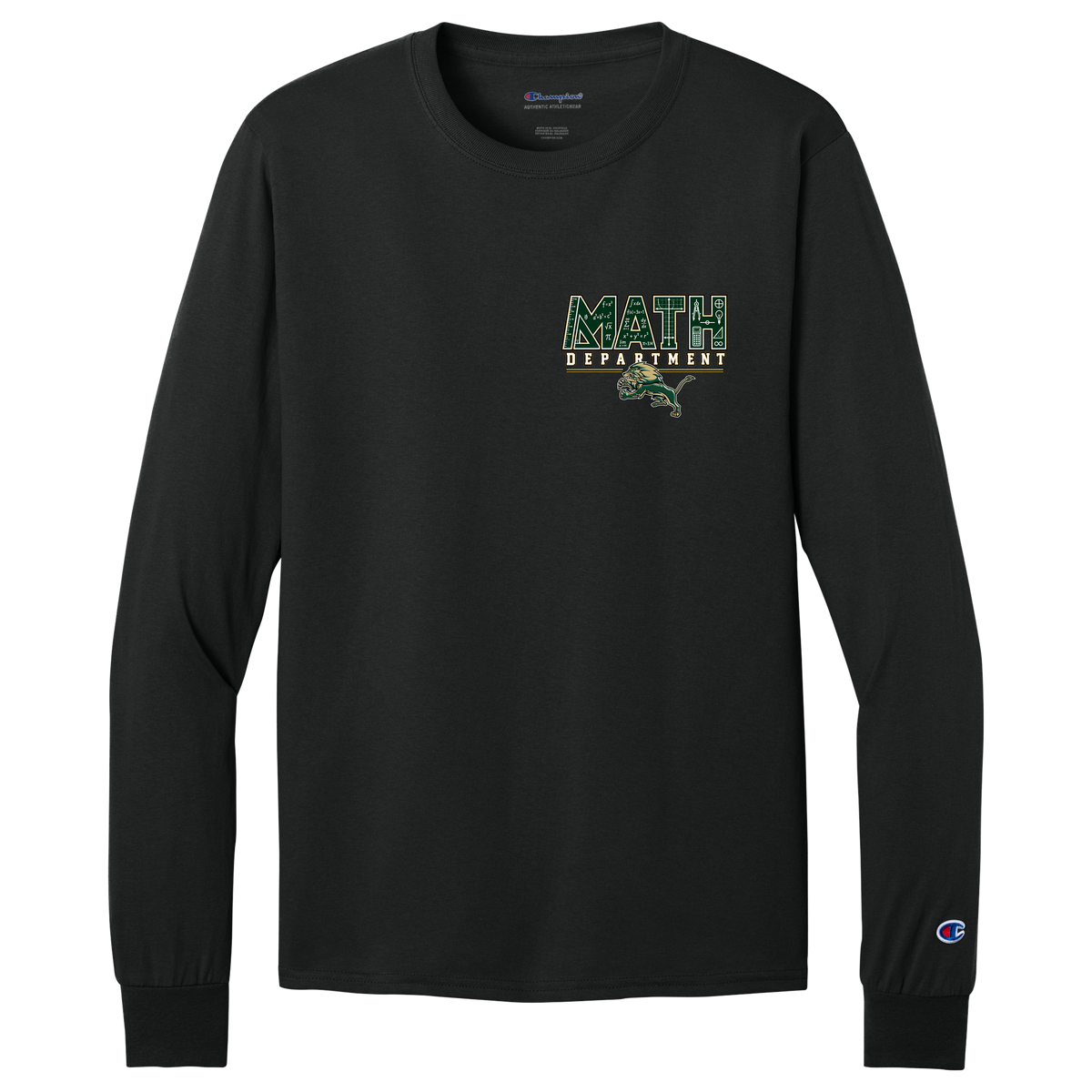 Jersey Long Sleeve Tee - Black - LHS Math Dept.