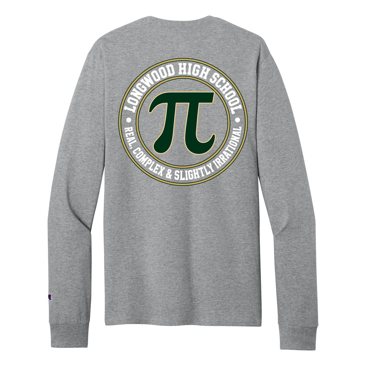 Jersey Long Sleeve Tee - Heather Gray - LHS Math Dept.