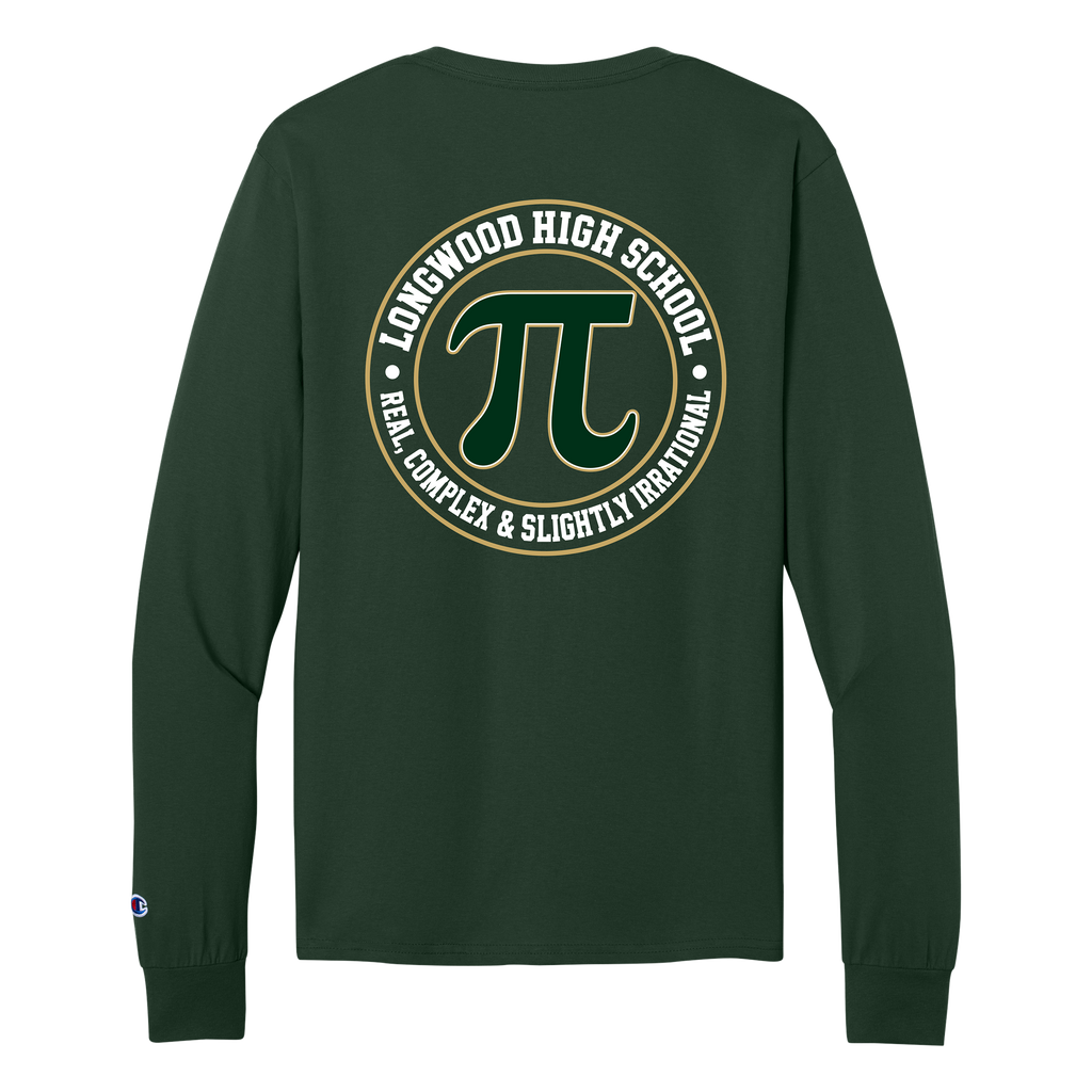 Jersey Long Sleeve Tee - Dark Green - LHS Math Dept.
