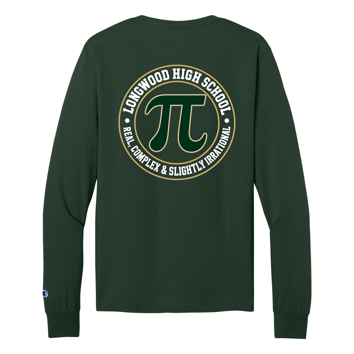 Jersey Long Sleeve Tee - Dark Green - LHS Math Dept.