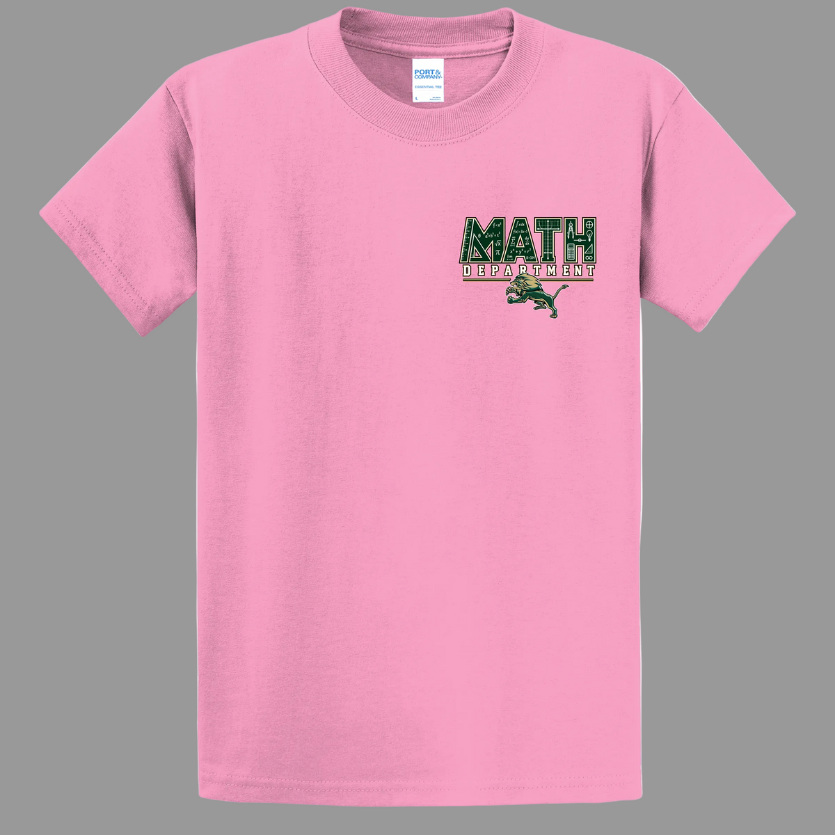 Unisex Essential Tee - Pink - LHS Math Department