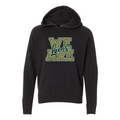 Youth Lightweight Special Blend Raglan Hooded Sweatshirt - Black - Ridge Elementary