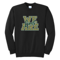 Adult Unisex Essential Fleece Crewneck Sweatshirt - Black - Ridge Elementary